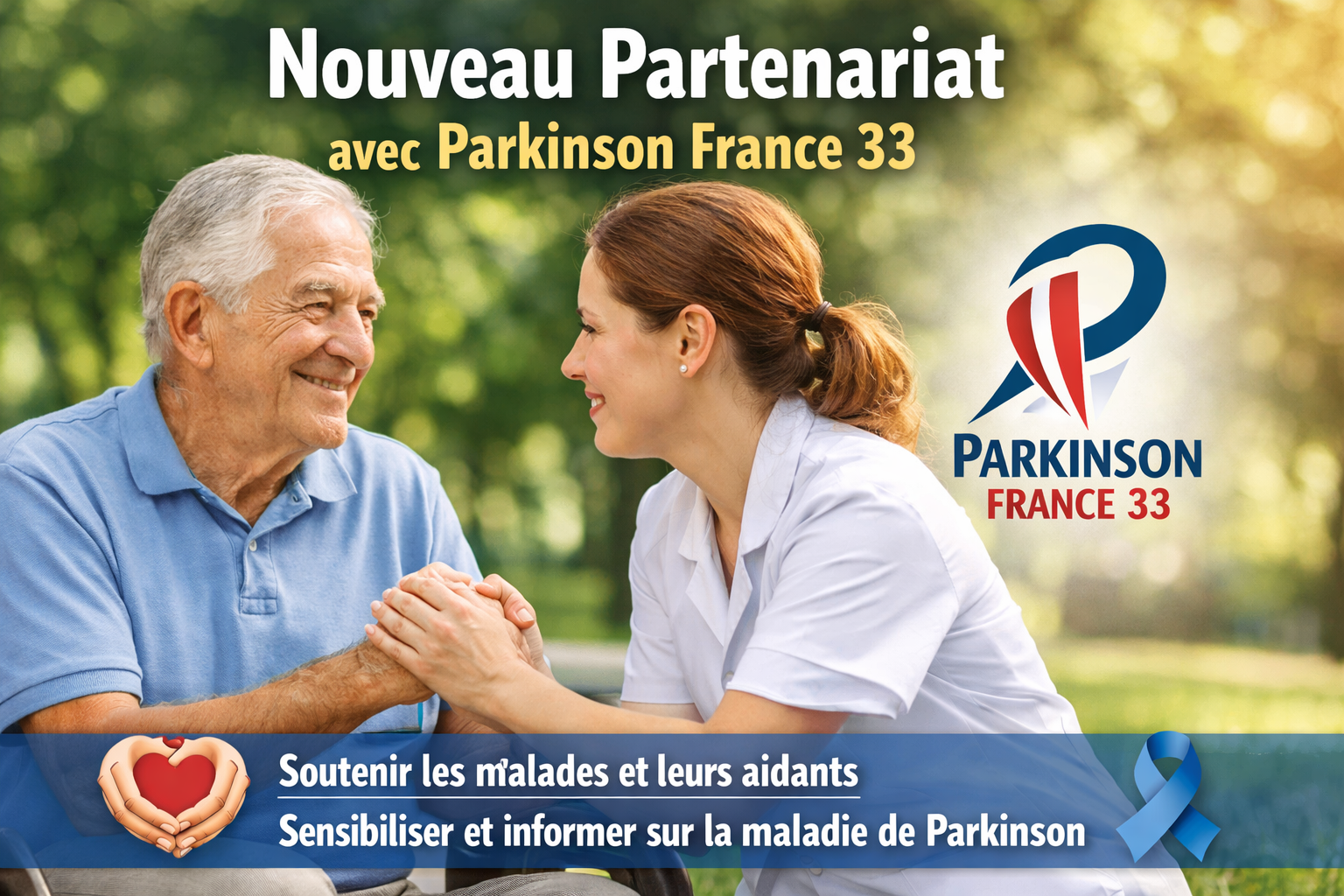 Partenariat Parkinson France 33 : Agir ensemble pour la santé et le bien-être